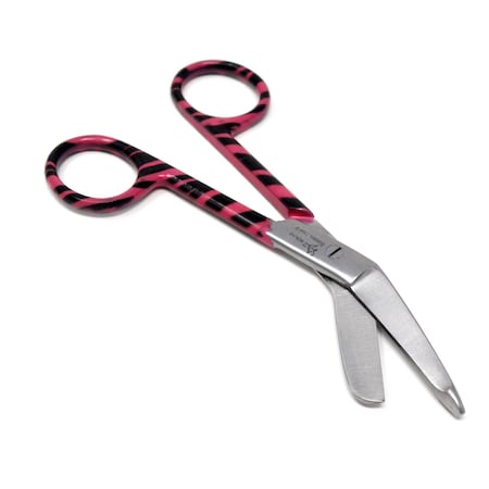A2Z Scilab Pink Zebra Handle Color Lister Bandage Scissors 4.5" A2Z-ZR020